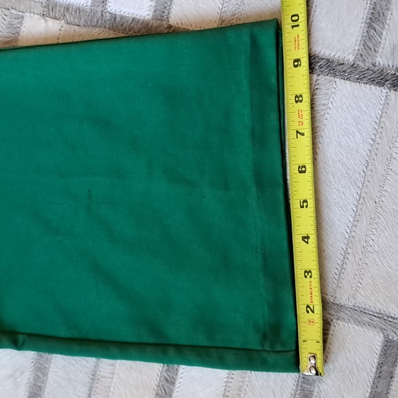 Jason Wu High Rise Wide Leg Flare Emerald Green Satin Pants Trousers Size 4 NWT - Picture 14 of 15